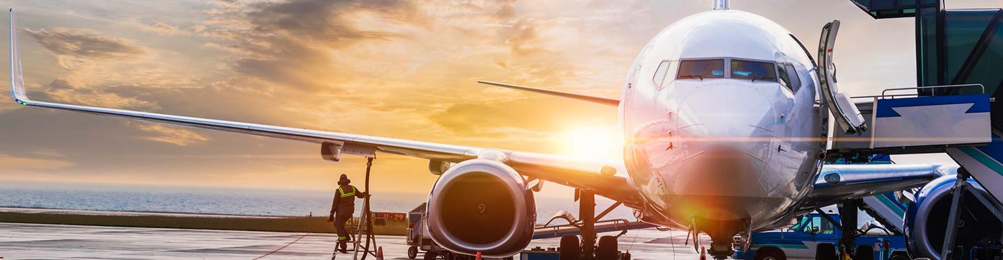 Aviation Fuel - Plane at gate